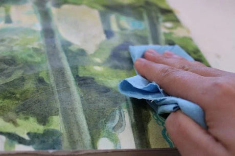 How to Use Dorland’s Wax on a Watercolour Painting