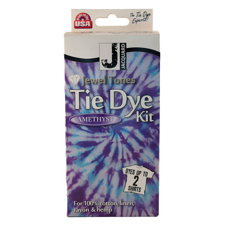 Packaging of Jacquard Jewel Tones Tie Dye Kit Amethyst