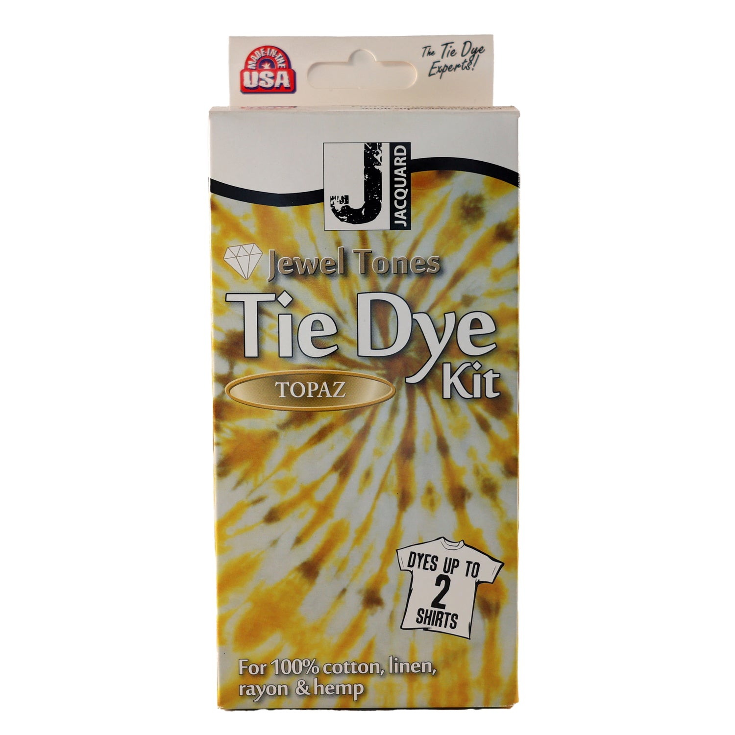 Packaging of Jacquard Jewel Tones Tie Dye Kit Topaz