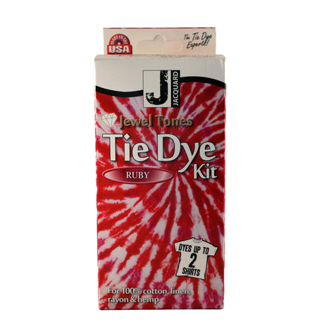 Packaging of Jacquard Jewel Tones Tie Dye Kit Ruby