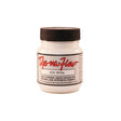 A jar of Jacquard Dye-Na-Flow fabric liquid paint in 830 white colour, intended for use on natural and synthetic fabrics