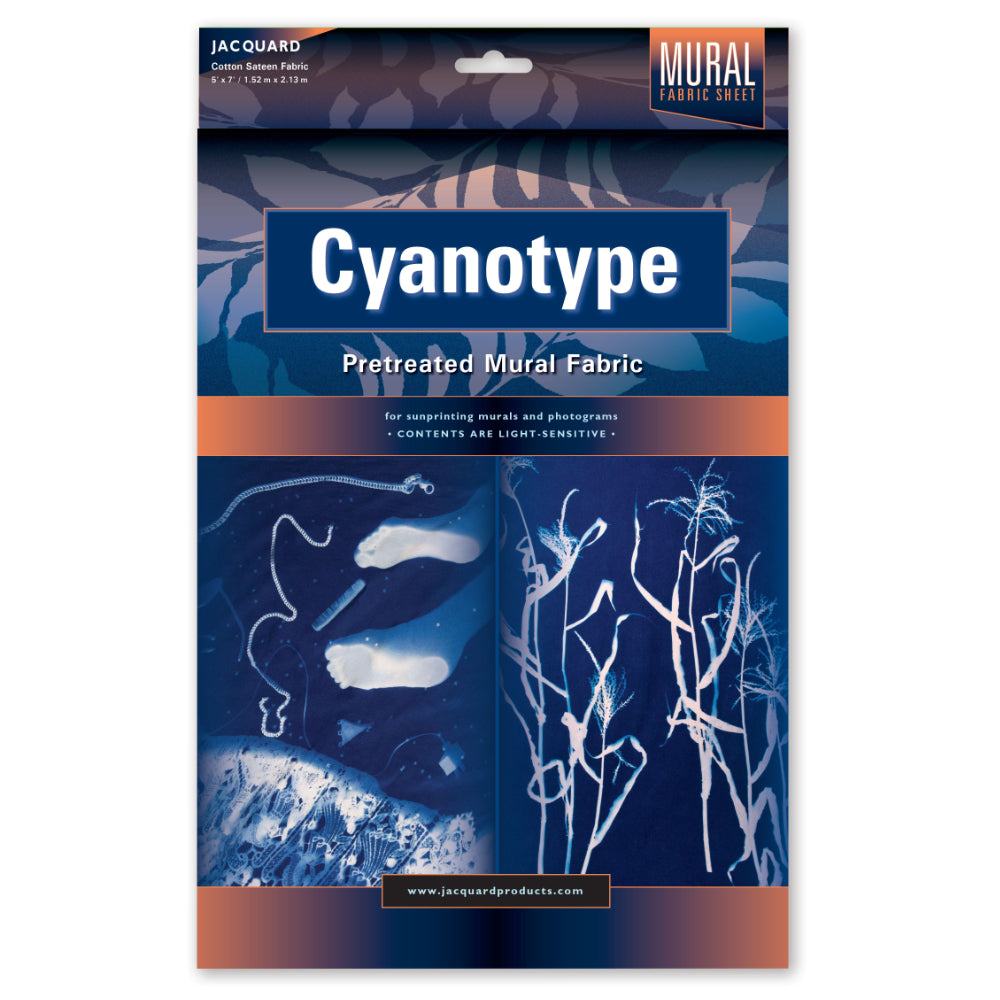 Jacquard Cyanotype Pretreated Mural Fabric Sheet – 5ft x 7ft (JCY1105)