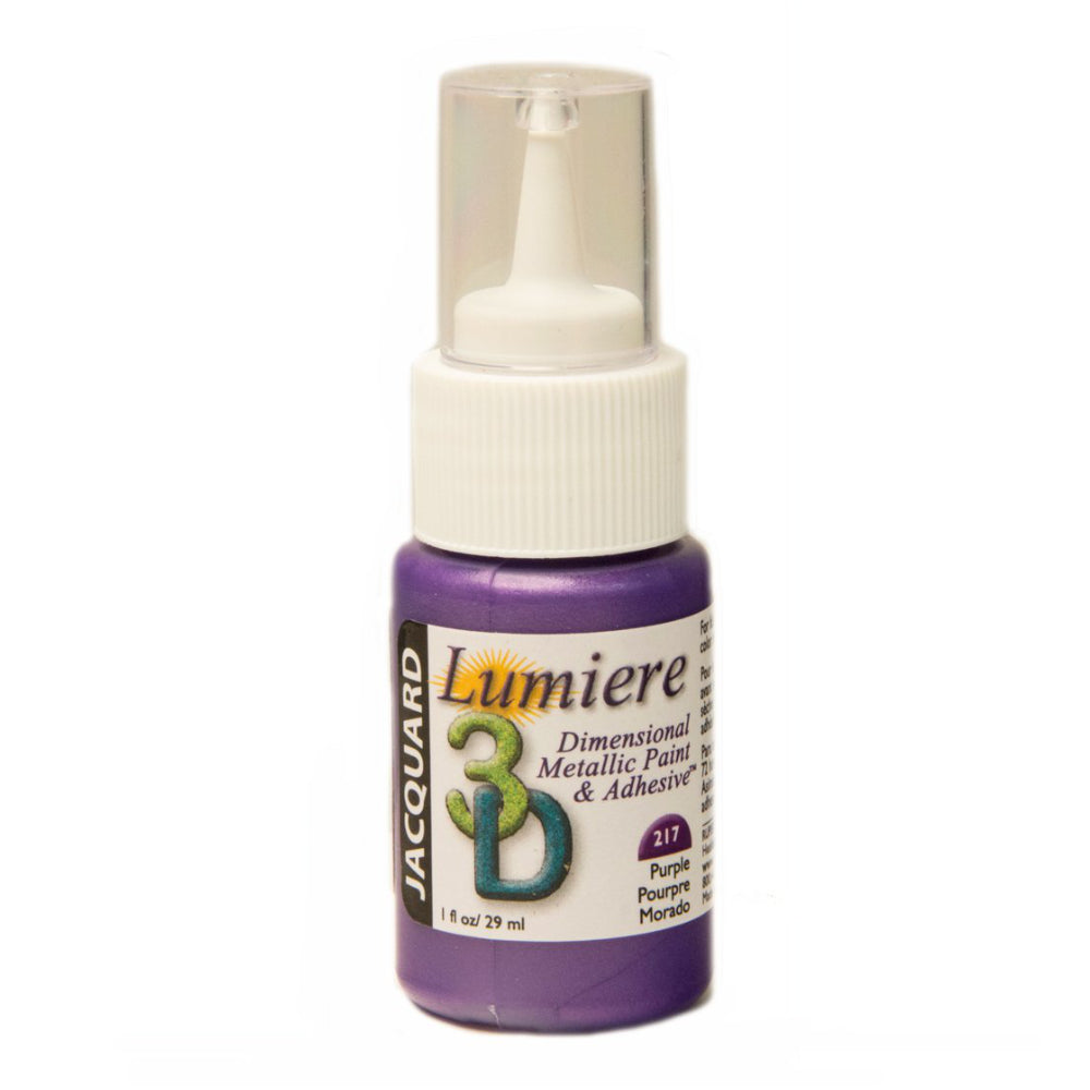 Jacquard Lumiere Dimensional Metallic Paint Purple