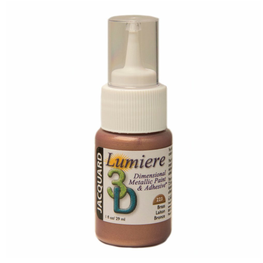 Jacquard Lumiere Dimensional Metallic Paint Brass