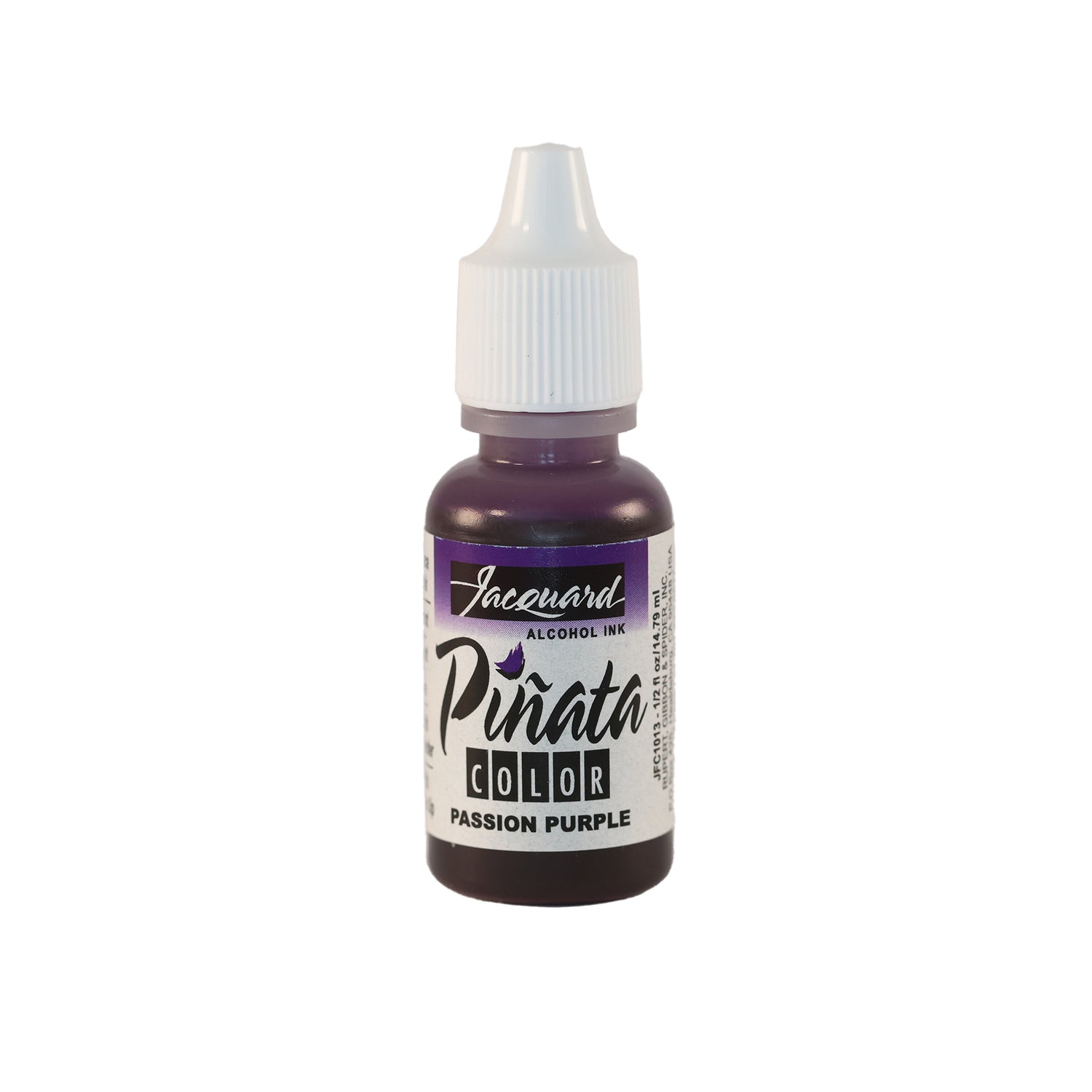 Small Bottle of Jacquard Pinata Colour Alcohol Ink Passion Purple.