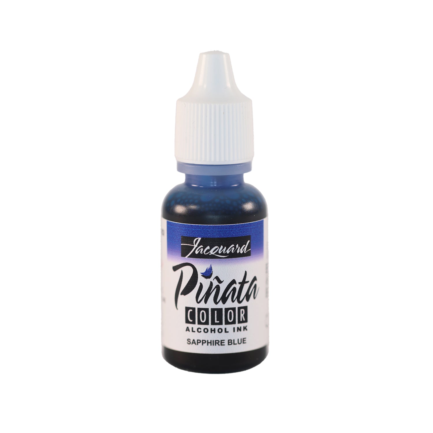 Small Bottle of Jacquard Pinata Colour Alcohol Ink Sapphire Blue.