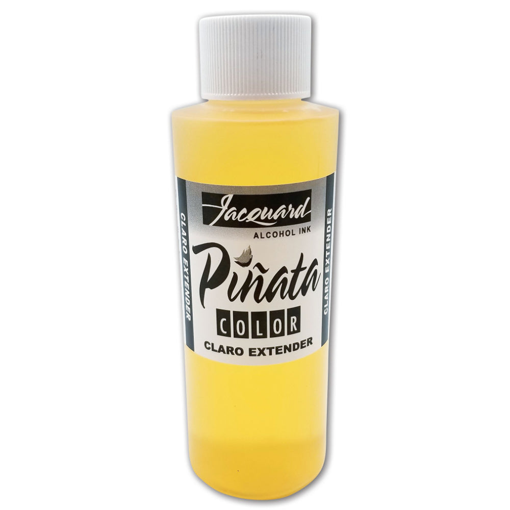 A bottle of Jacquard Piñata Claro Extender on a white background
