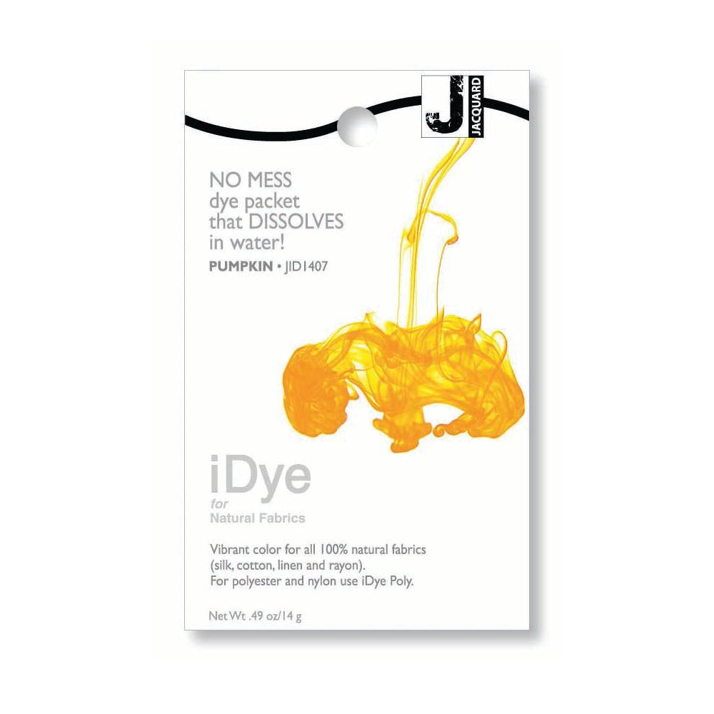 Jacquard iDye Natural Fabric Dye packet Pumpkin JID1407