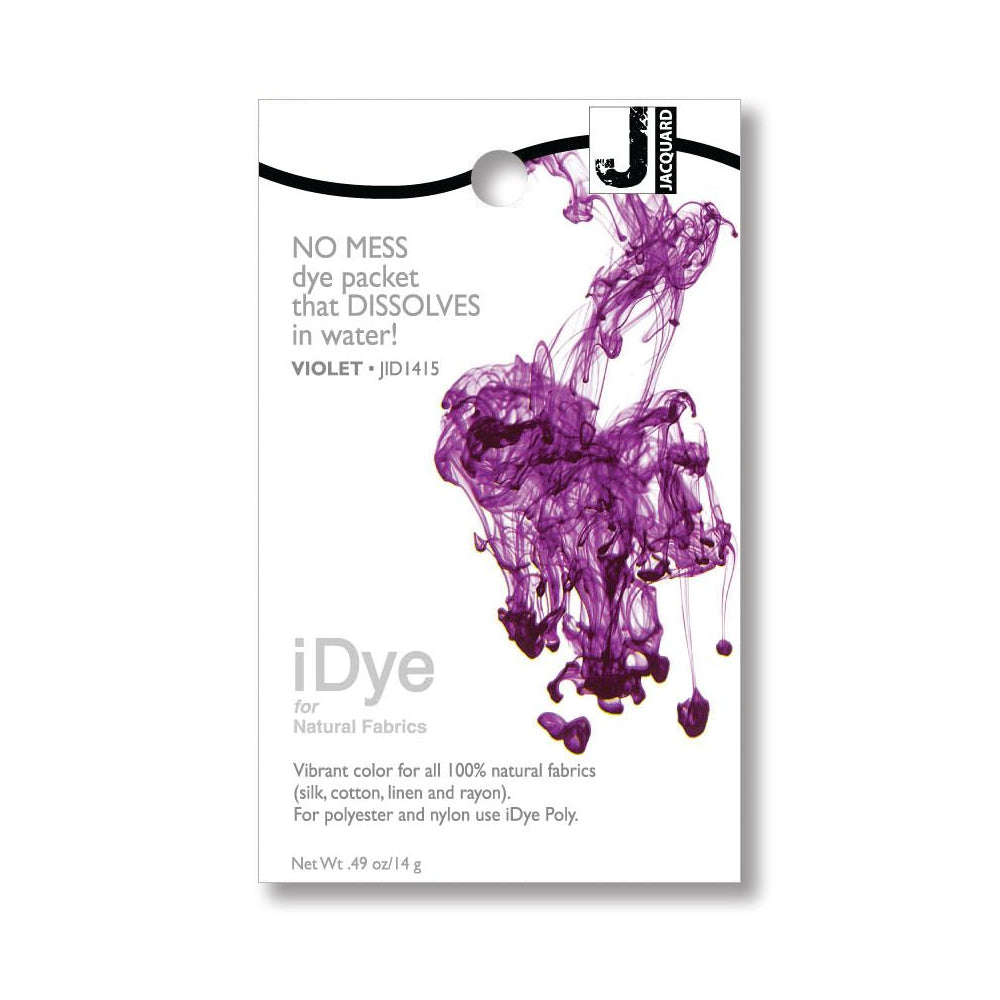 Jacquard iDye Natural Fabric Dye packet Violet JID415