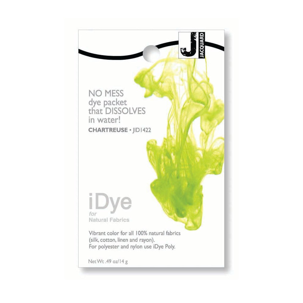 Jacquard iDye Natural Fabric Dye packet Chartreuse JID1422