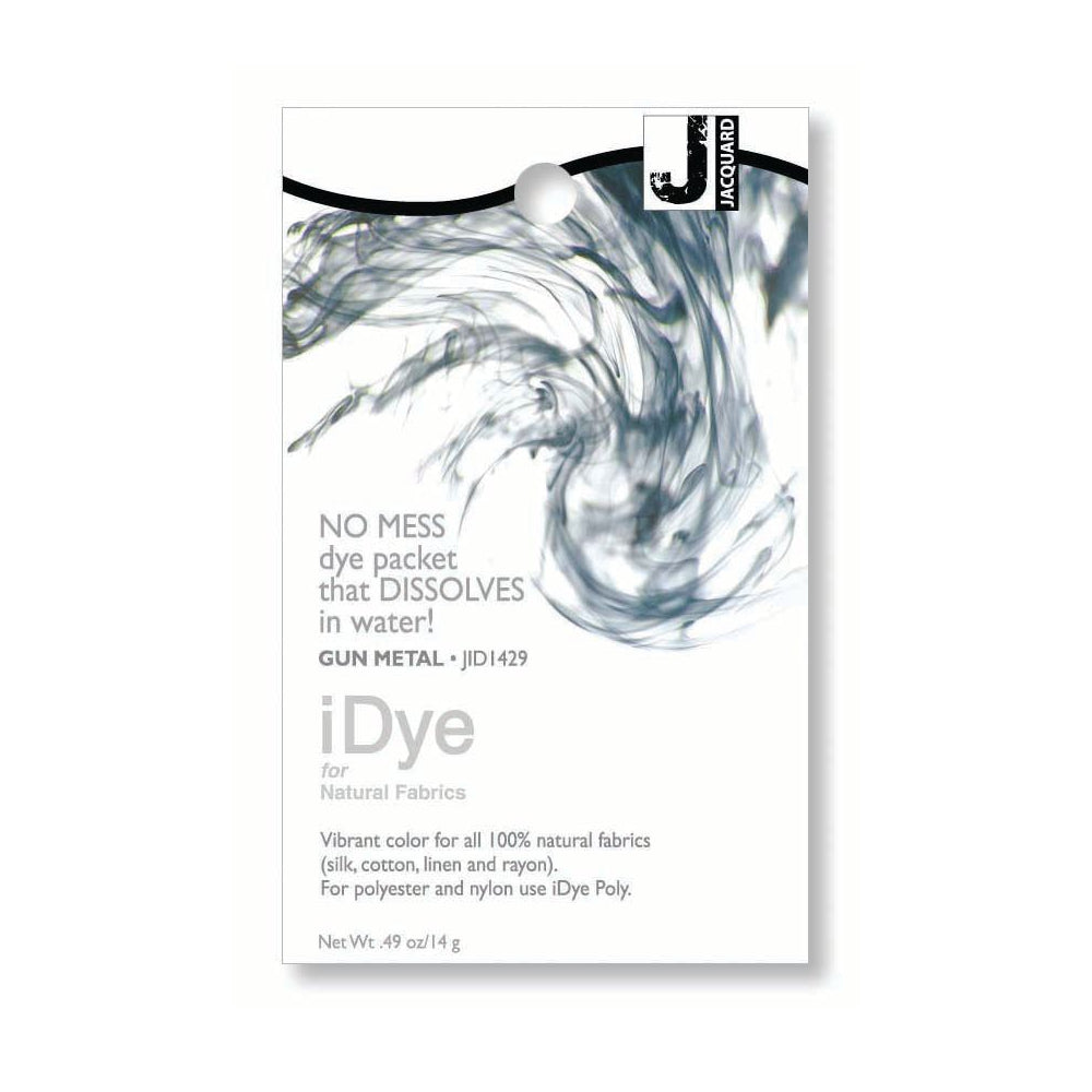 Jacquard iDye Natural Fabric Dye packet Gun Metal JID1429