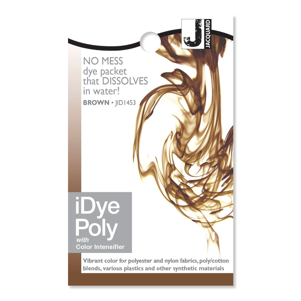 Jacquard iDye Poly Fabric Dye with Colour Intensifier for Synthetic fabrics - Brown JID1453