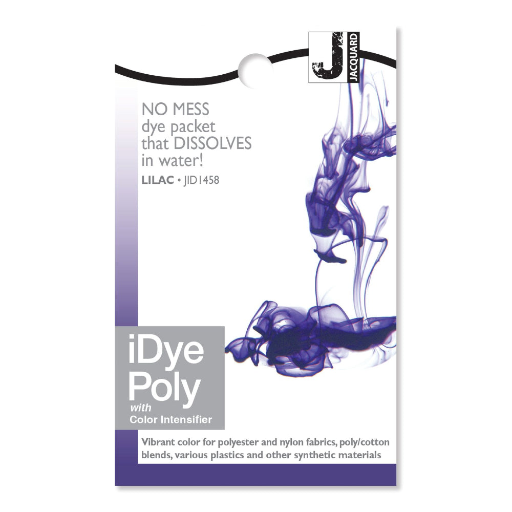 Jacquard iDye Poly Fabric Dye with Colour Intensifier for Synthetic fabrics - Lilac JID1458
