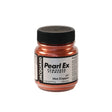 A small container of Jacquard Pearl Ex Powdered Pigments in Hot Copper 697 colour.