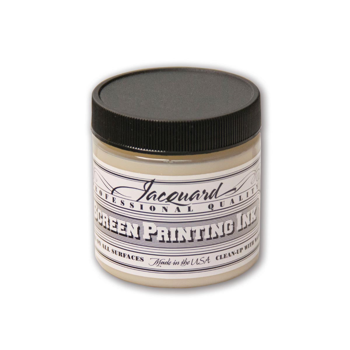 Jacquard screen printing ink extender in a jar on a white background