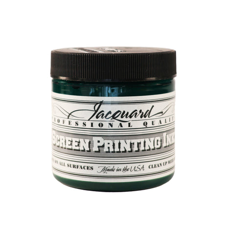 Jar of Jacquard Screen Printing Ink Green colour