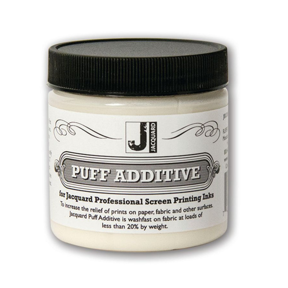 Jacquard Screen Printing Puff Additive 118ml (4oz) – 3D Raised Effect Medium for Fabric Printing (JSI1300)