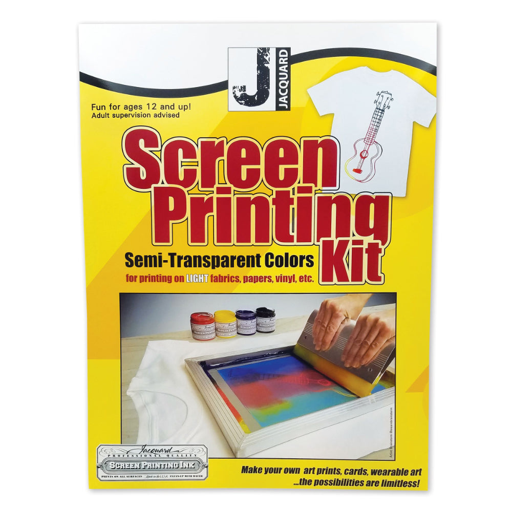 Professional Screen Printing Kit – Semi-Transparent Colours (JSI9000)