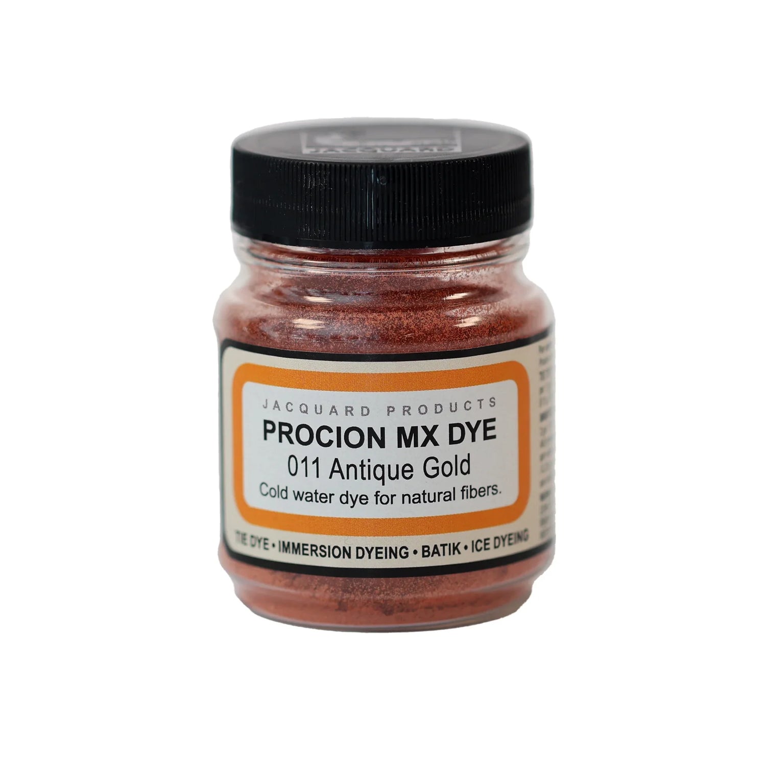 Jacquard Procion MX fabric dye jar in 011 Antique Gold