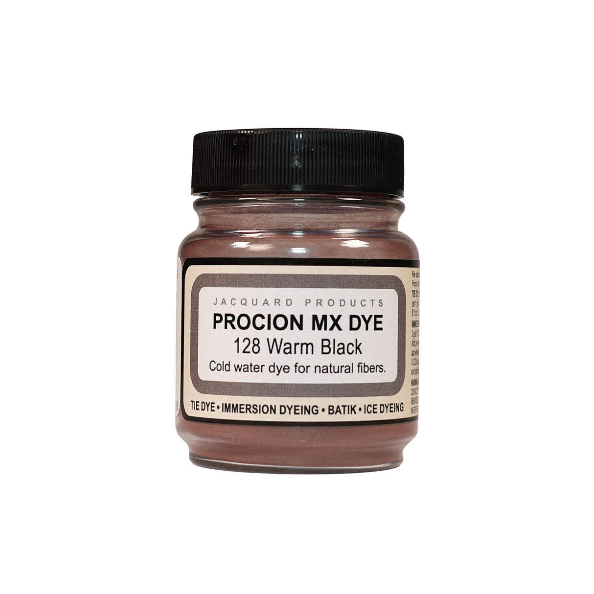 Procion MX Dye jar on a white background
