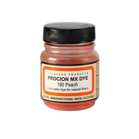 Jacquard Procion MX fabric dye jar in 180 Peach.
