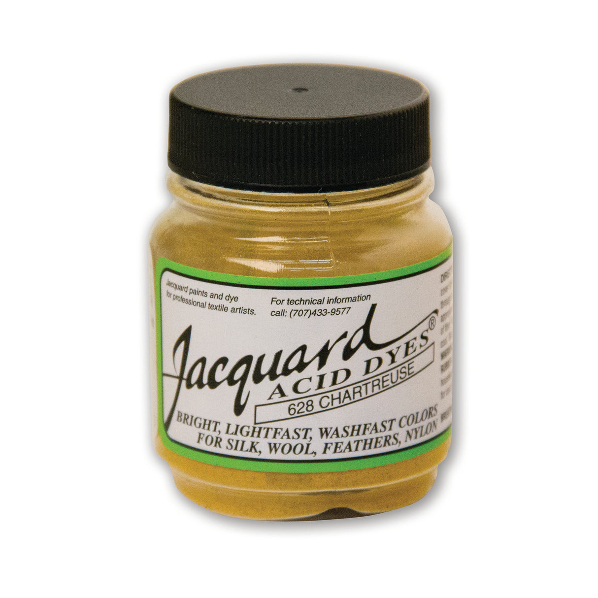 Jar of Jacquard Acid dye for dying yarn