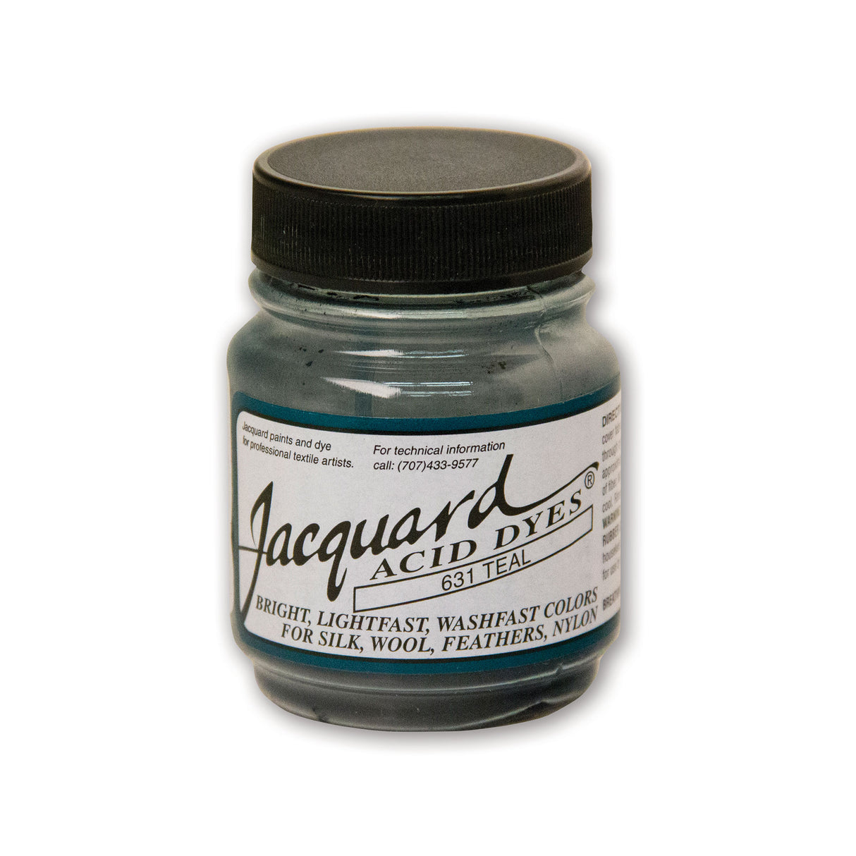 Jar of Jacquard Acid dye for dying yarn