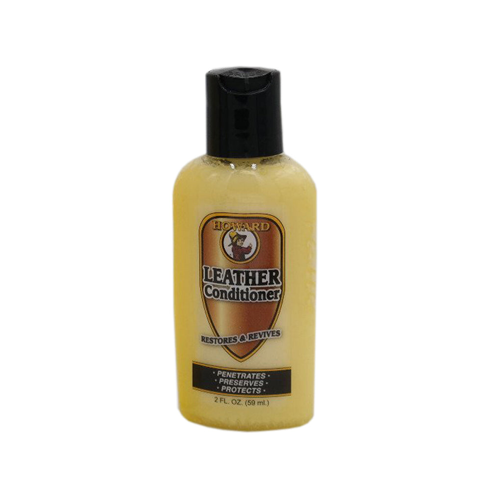 59ml Bottle of leather conditioner on a white background