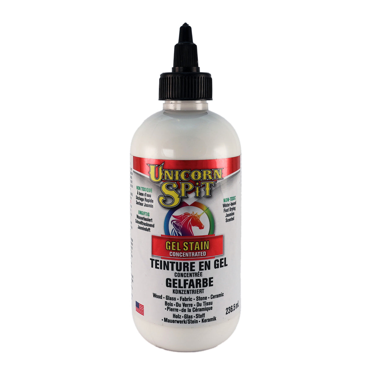 A bottle of Unicorn SPiT High Pigment Art Paint in White.