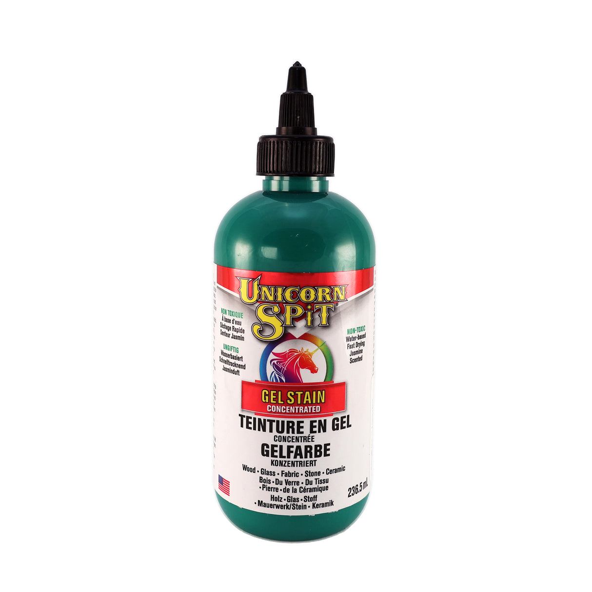 A bottle of Unicorn SPiT High Pigment Art Paint in Navajo Jewel