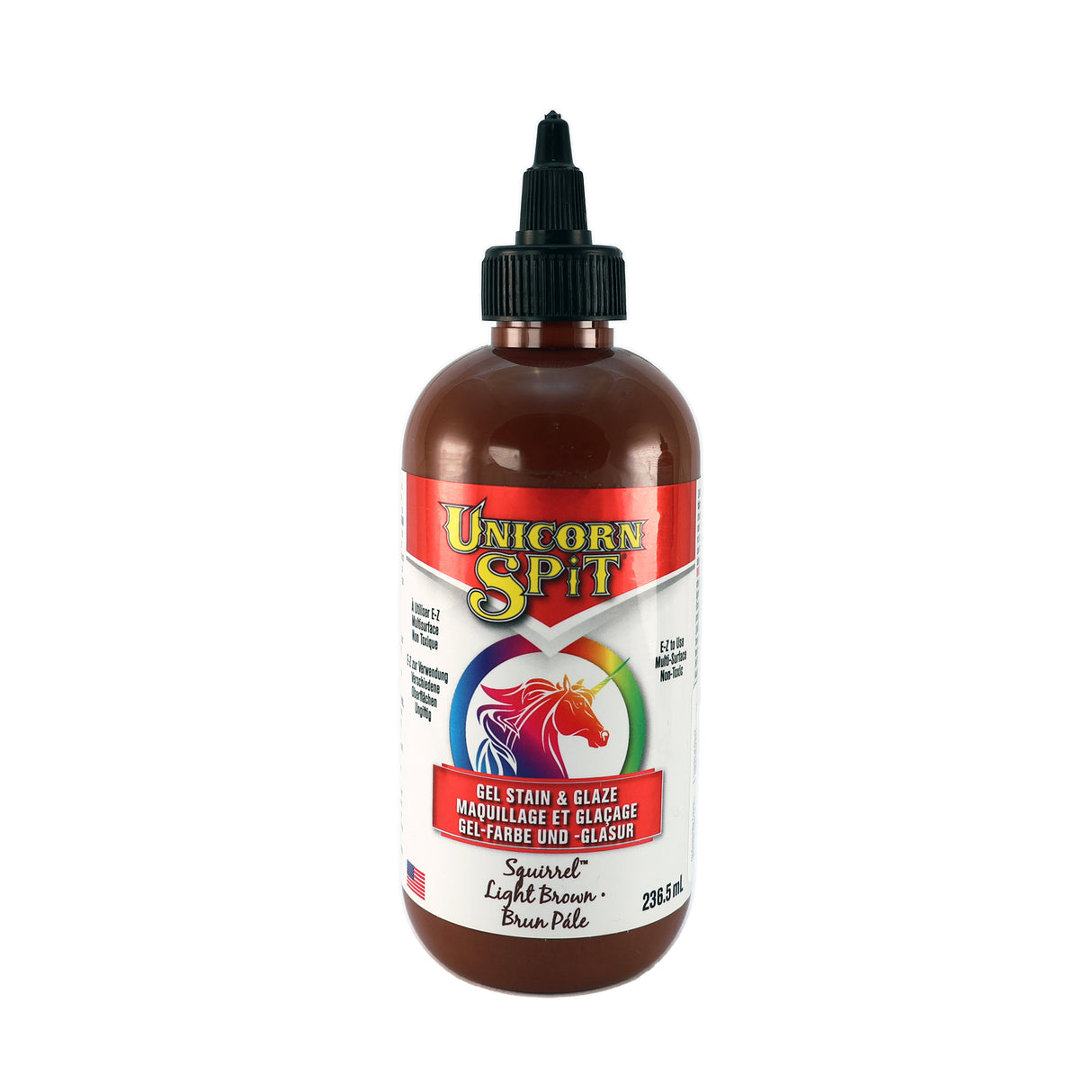 A bottle of Unicorn SPiT High Pigment Art Paint in light brown