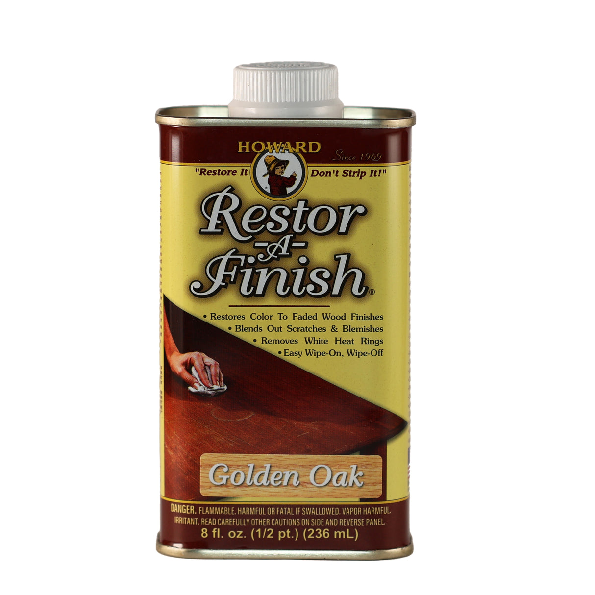 Can of Howard Products Restor-a-Finish in Golden Oak