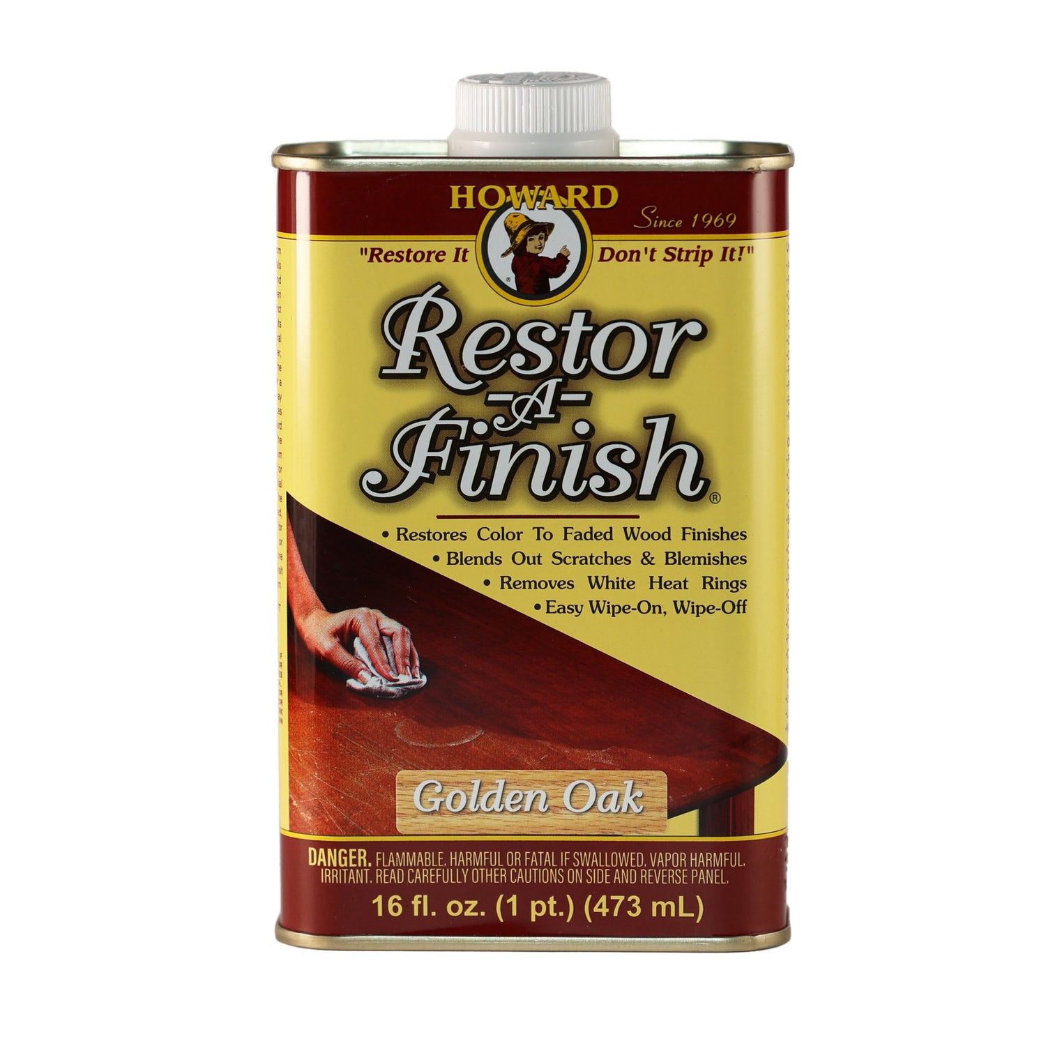 Can of Howard Products Restor-a-Finish in Golden Oak