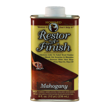 Can of Howard Products Restor-a-Finish in Mahogany
