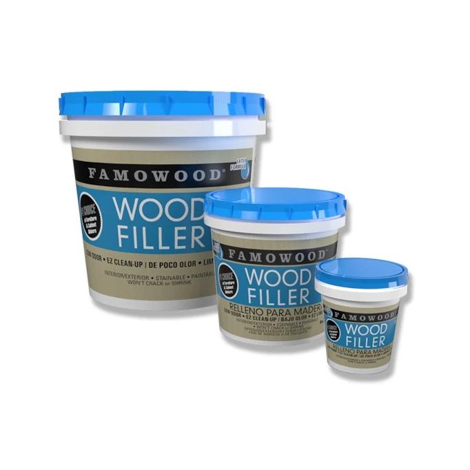famowood wood filler size range