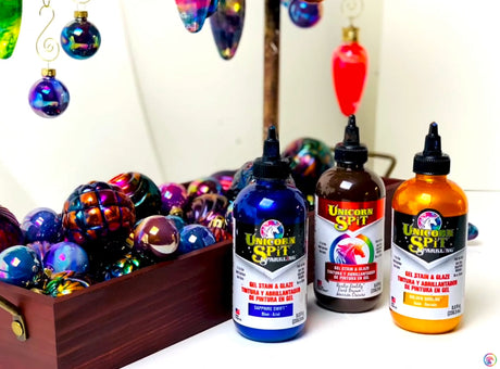 Creating Christmas Baubles with Unicorn Spit