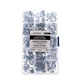 Acrylic Flat Back Rhinestones Assorted Sizes Round and Oval Crystal Boxed 1000pcs