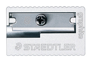 Staedtler mechanical pencil sharpener on a white background