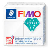 A package of Staedtler FIMO Effect Translucent White oven-bake modelling clay, 57g (2 oz).