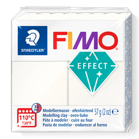 A package of Staedtler FIMO Effect Metallic Mother of Pearl oven-bake modelling clay, 57g (2 oz).