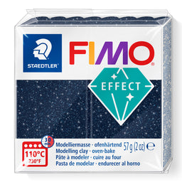 A package of Staedtler FIMO Effect Galaxy Bl;ue oven-bake modelling clay, 57g (2 oz).