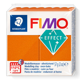 A package of Staedtler FIMO Effect Metallic Orange oven-bake modelling clay, 57g (2 oz).