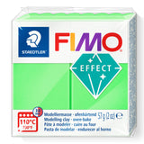 A package of Staedtler FIMO Effect Neon Green oven-bake modelling clay, 57g (2 oz).