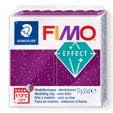 A package of Staedtler FIMO Effect Galaxy Purple oven-bake modelling clay, 57g (2 oz).