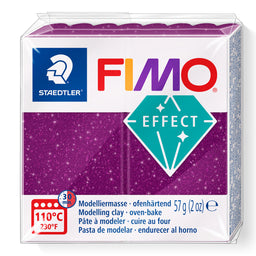 A package of Staedtler FIMO Effect Galaxy Purple oven-bake modelling clay, 57g (2 oz).
