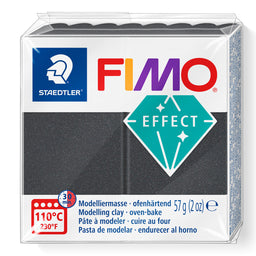 A package of Staedtler FIMO Effect Metallic Steel Grey oven-bake modelling clay, 57g (2 oz).