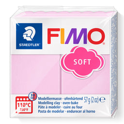 FIMO pastel rose soft modeling clay package with Staedtler logo on a white background