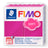 A package of Staedtler FIMO Soft modelling clay in a raspberry colour, shown in its clear plastic shrink-wrap packaging against a white background.