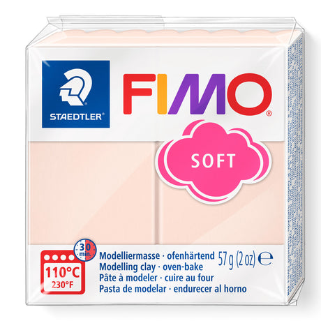 Box of FIMO pale pink soft modelling clay with Staedtler logo on a white background 