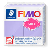 A package of Staedtler FIMO pastel lilac Soft oven-bake modelling clay, 57g (2 oz) on a clean white background.